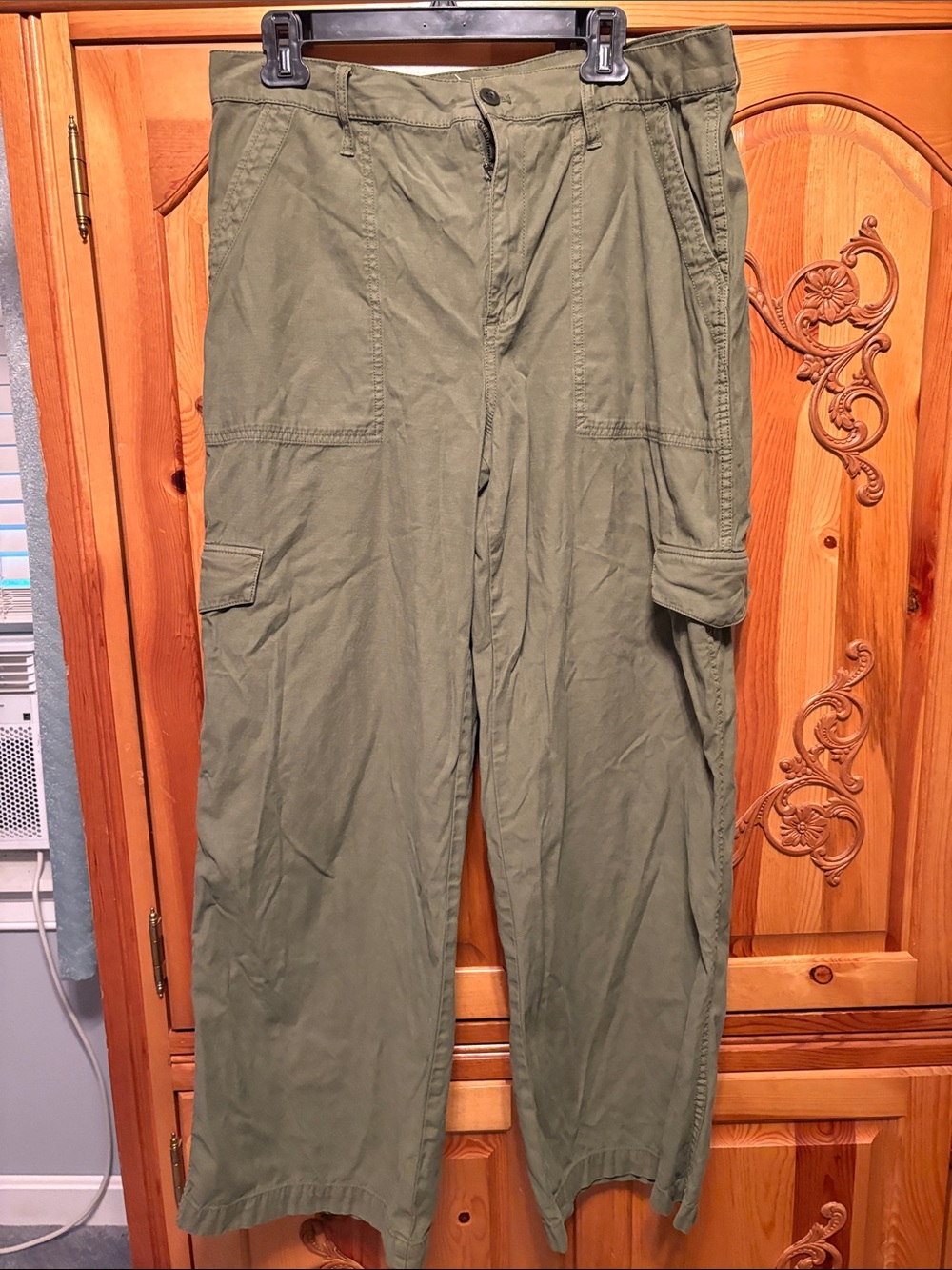 Madewell Olive Cargo Pants - Green Utility Style
